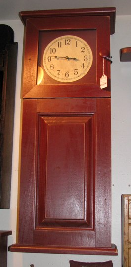 red clock