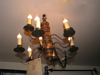 brown wood light