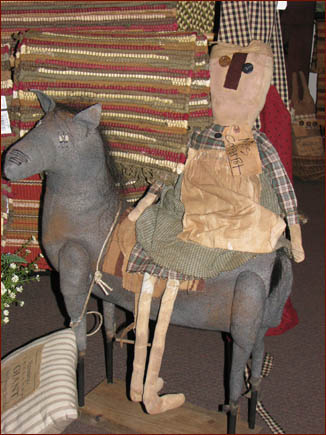 Primitive Cat and Horse