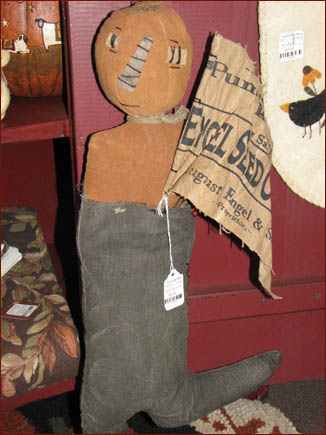 Pumpkin in witches boot