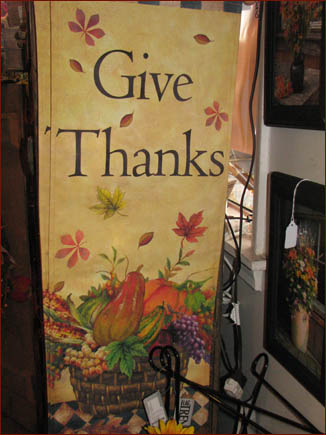 Give Thanks banner